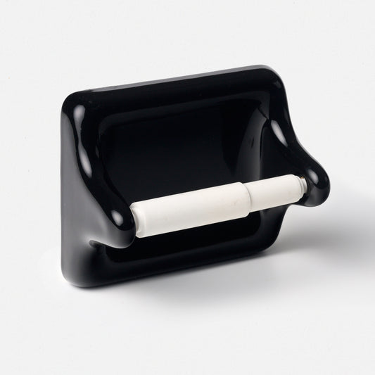 Vintage Black Paper Holder 