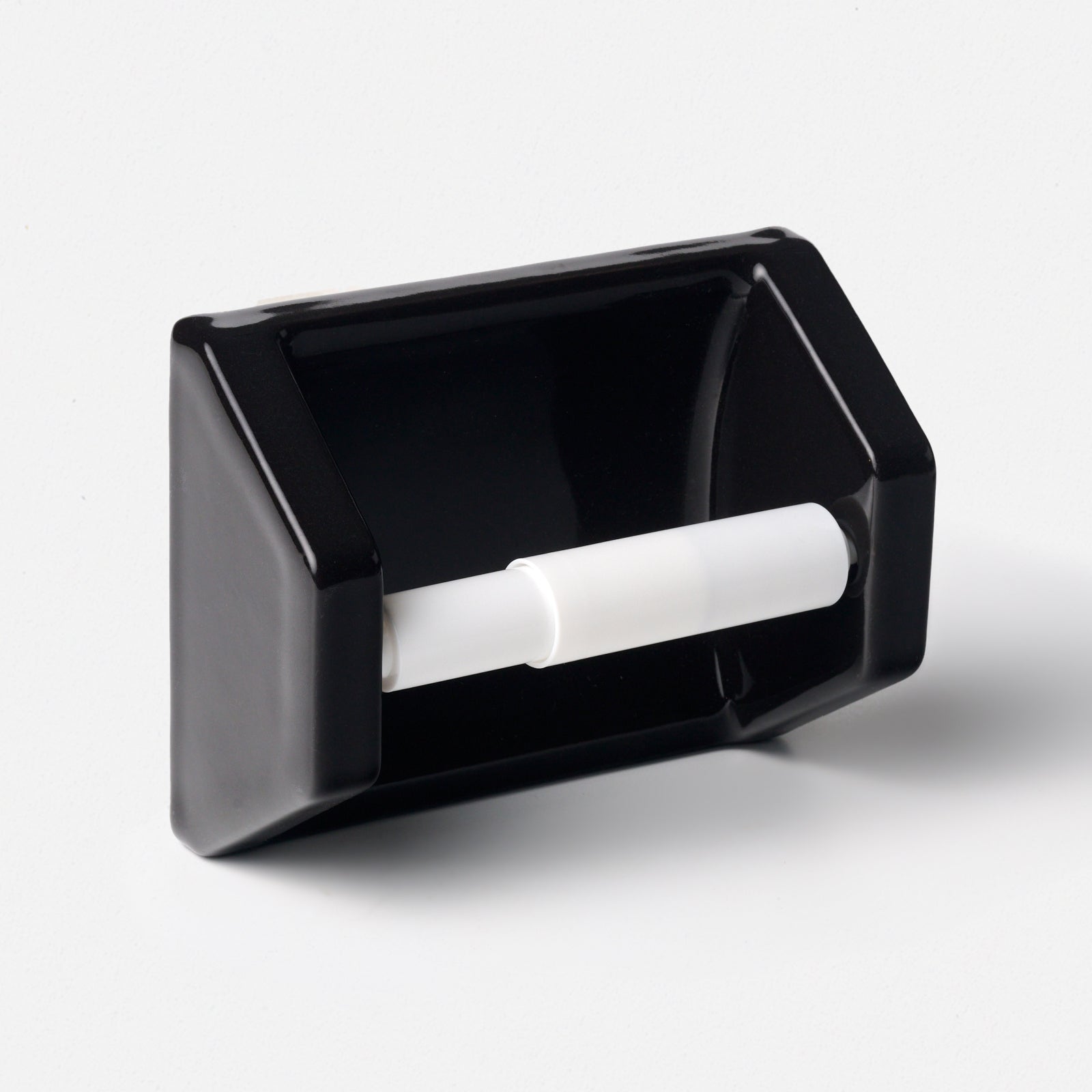 Vintage Black Paper Holder