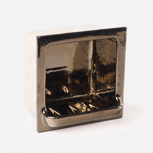 Vintage Bronze Soap Dish