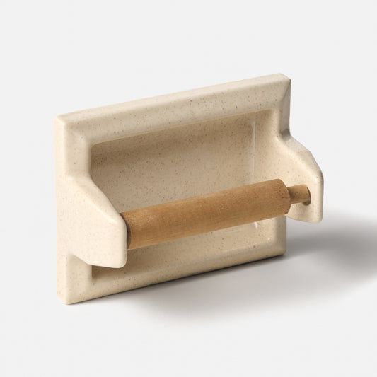 Vintage Oatmeal Paper Holder