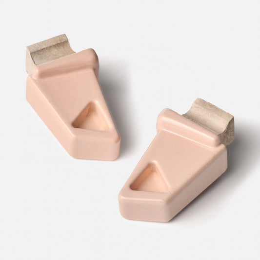Vintage Light Peach Towel Bar Posts 