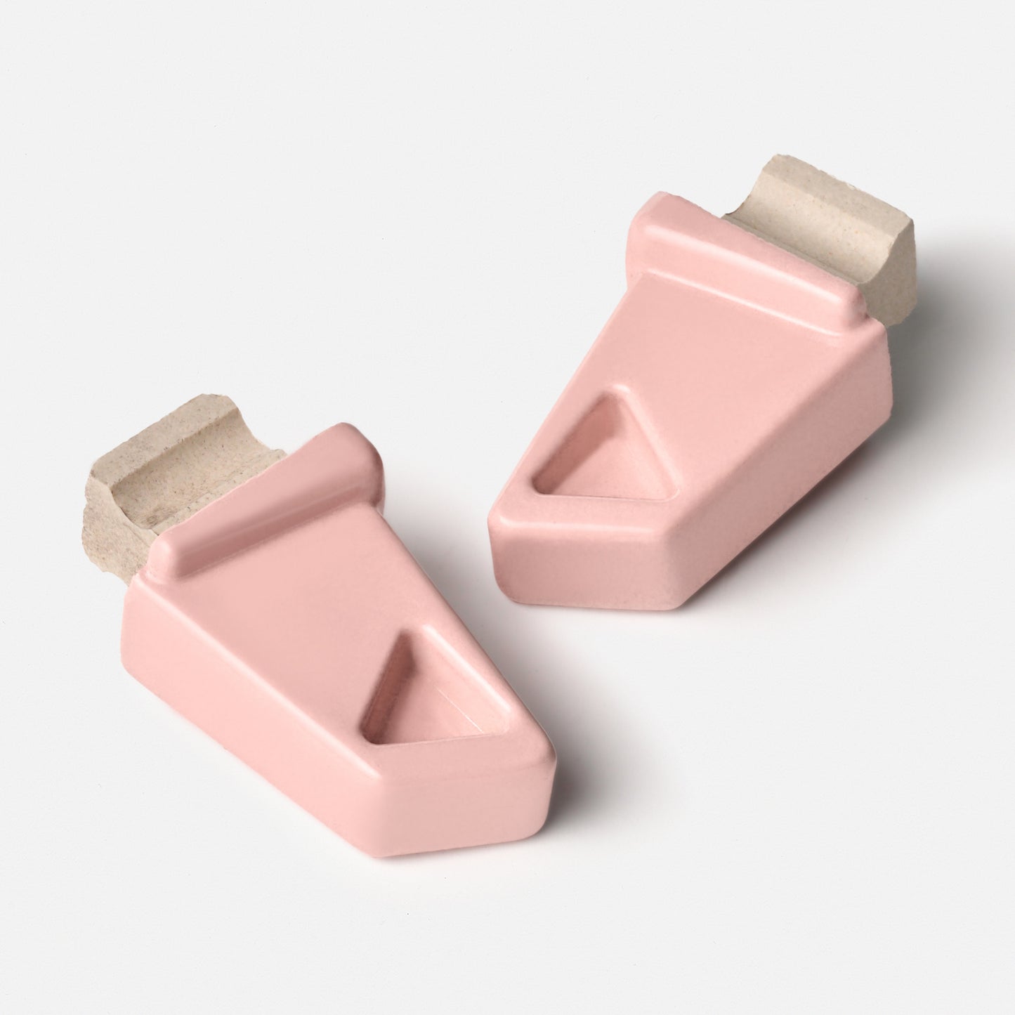 Classic 1950s Light Pink Towel Bar Posts