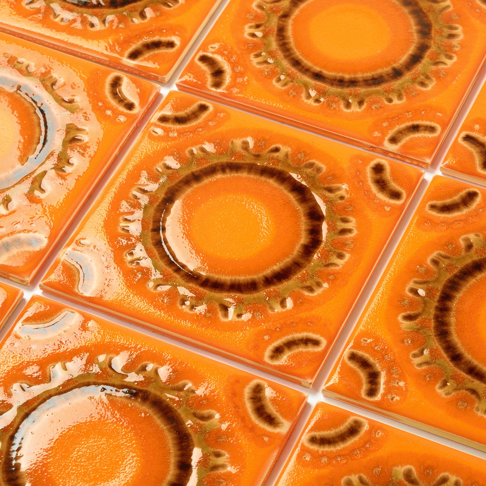 Mango Fat Lava Villeroy & Boch 1970s Wall Tile, 1162 Sq Ft Available ...