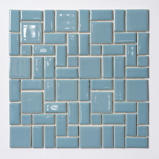 Vintage Blue Japanese 1960s Wall Tile, 78 Sq Ft Available - 13 Sq Ft Per Box