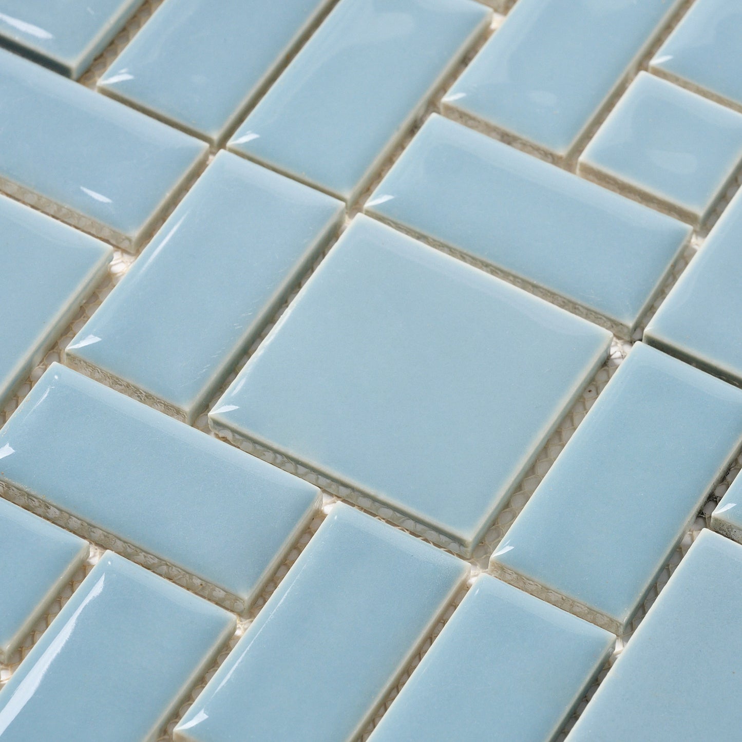 Vintage Blue Japanese 1960s Wall Tile, 78 Sq Ft Available - 13 Sq Ft Per Box