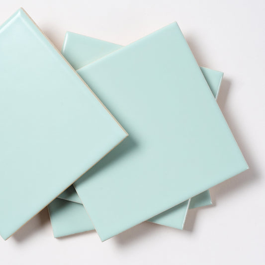 1950s Romany Robin's Egg Blue Wall Tile, 20 Sq Ft Available - 10 Sq Ft Per Box