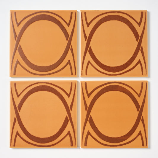 Vintage 1960s Mid-Century Modern Floor Tile, 17.25 Sq Ft Available