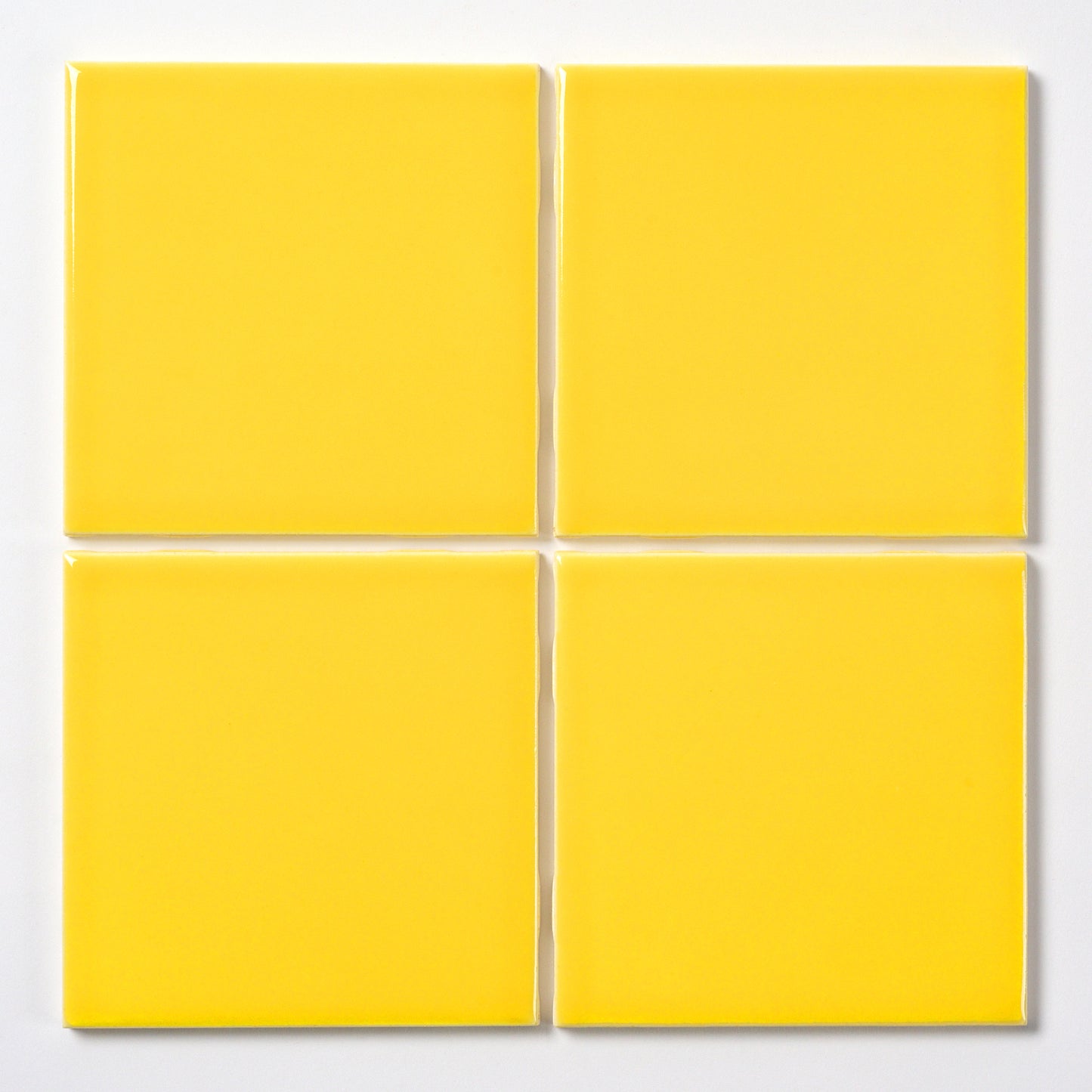 1990s American Olean Canary Yellow Wall Tile, 12.5 Sq Ft Lot - 100 Piece Set, 64 Sq Ft Available