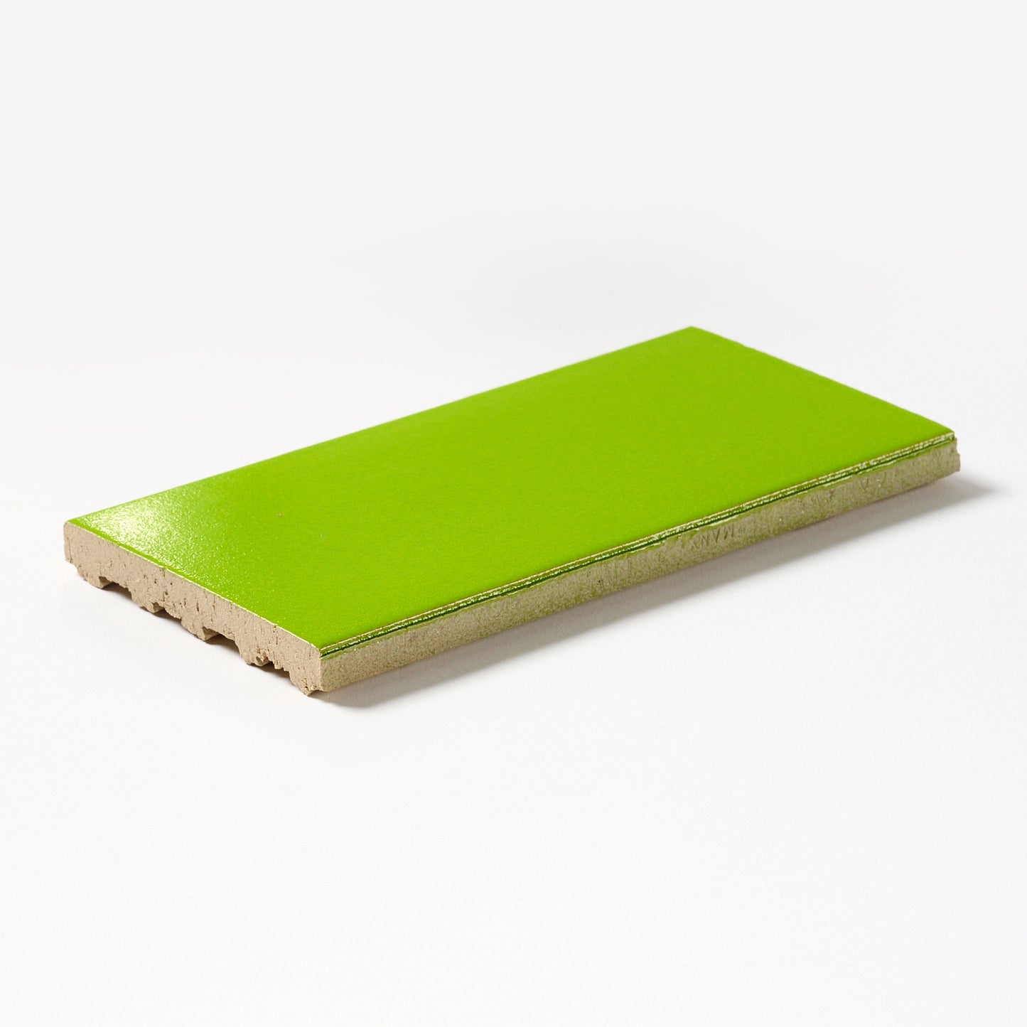 1960s Lime Green Philadelphia Subway Glazed Wall Brick Tile, 80 Sq Ft Available - 10 Sq Ft Per Box
