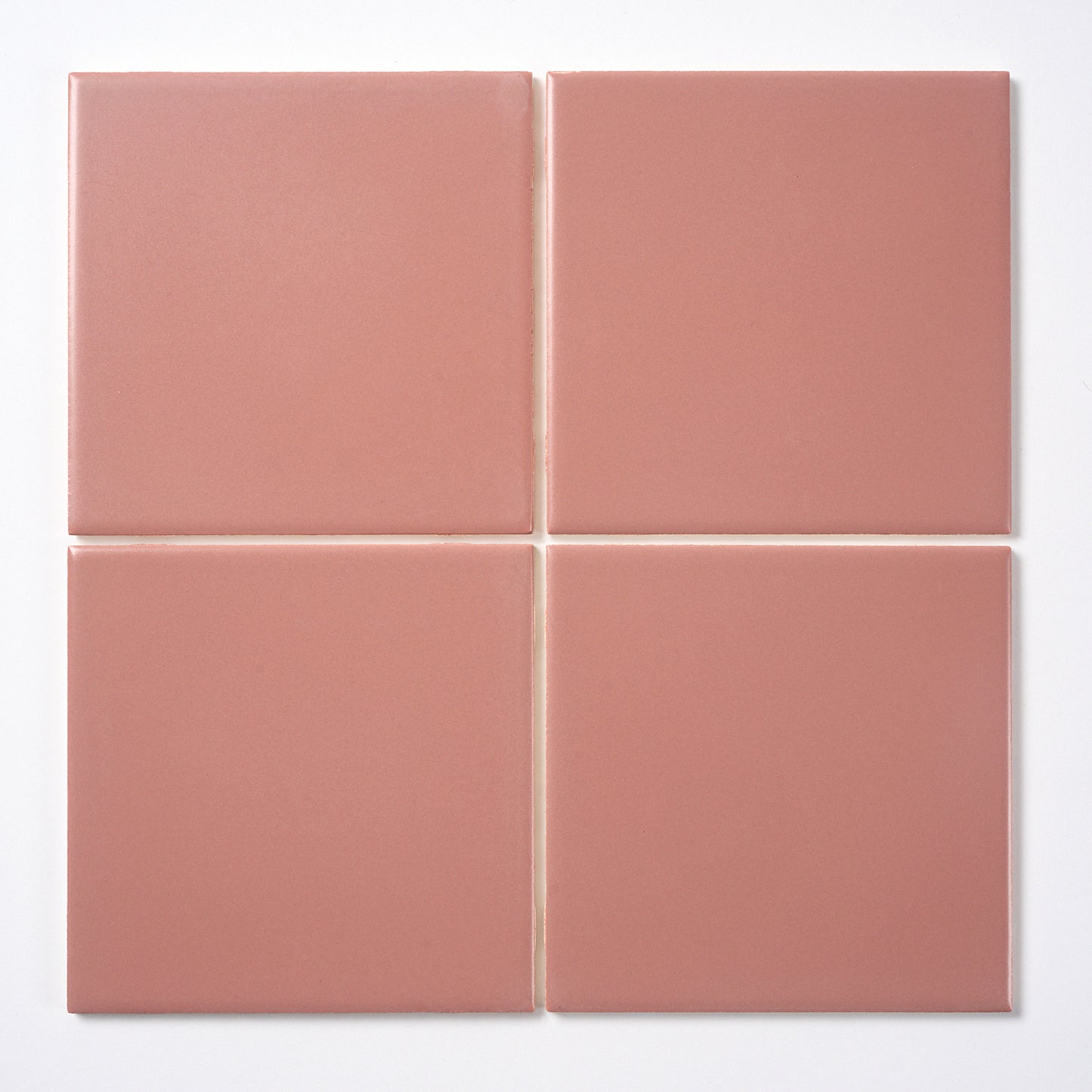 1990s American Olean Coral Matte Wall Tile, 12.5 Sq Ft Lot - 50 Piece Set, 50 Sq Ft Available