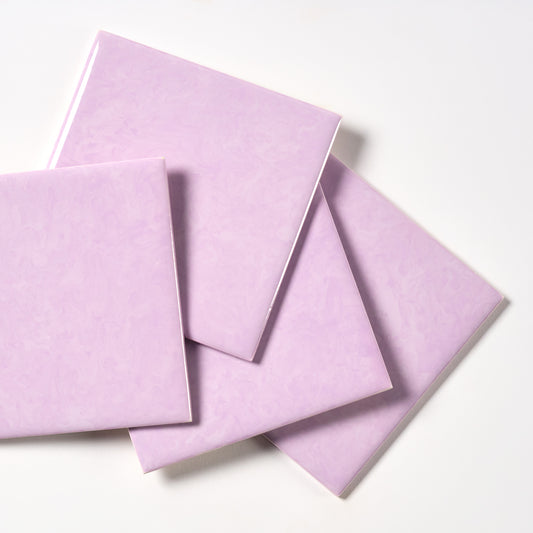 Villeroy & Boch 1970s Purple Swirl Wall Tile
