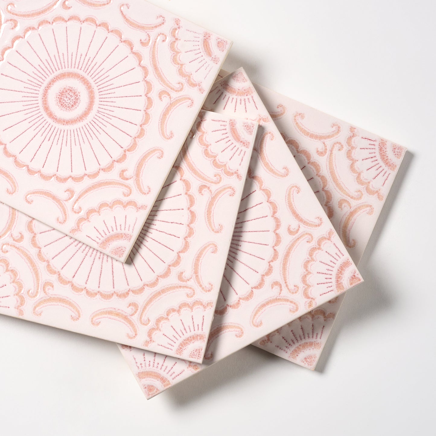 Vintage Laufen 1970s Pink Wall Tile, 11 Sq Ft Available