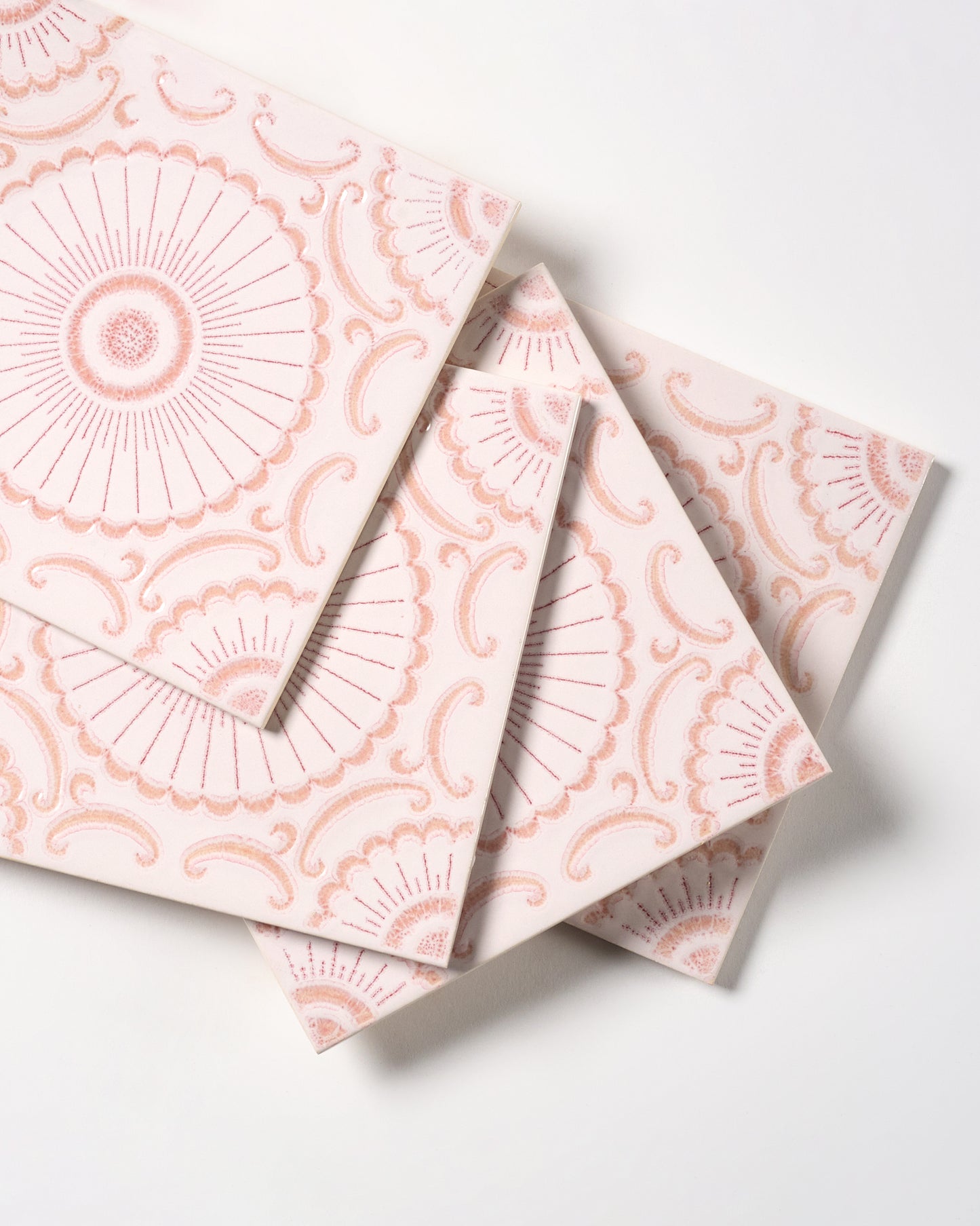 Vintage Laufen 1970s Pink Wall Tile, 11 Sq Ft Available