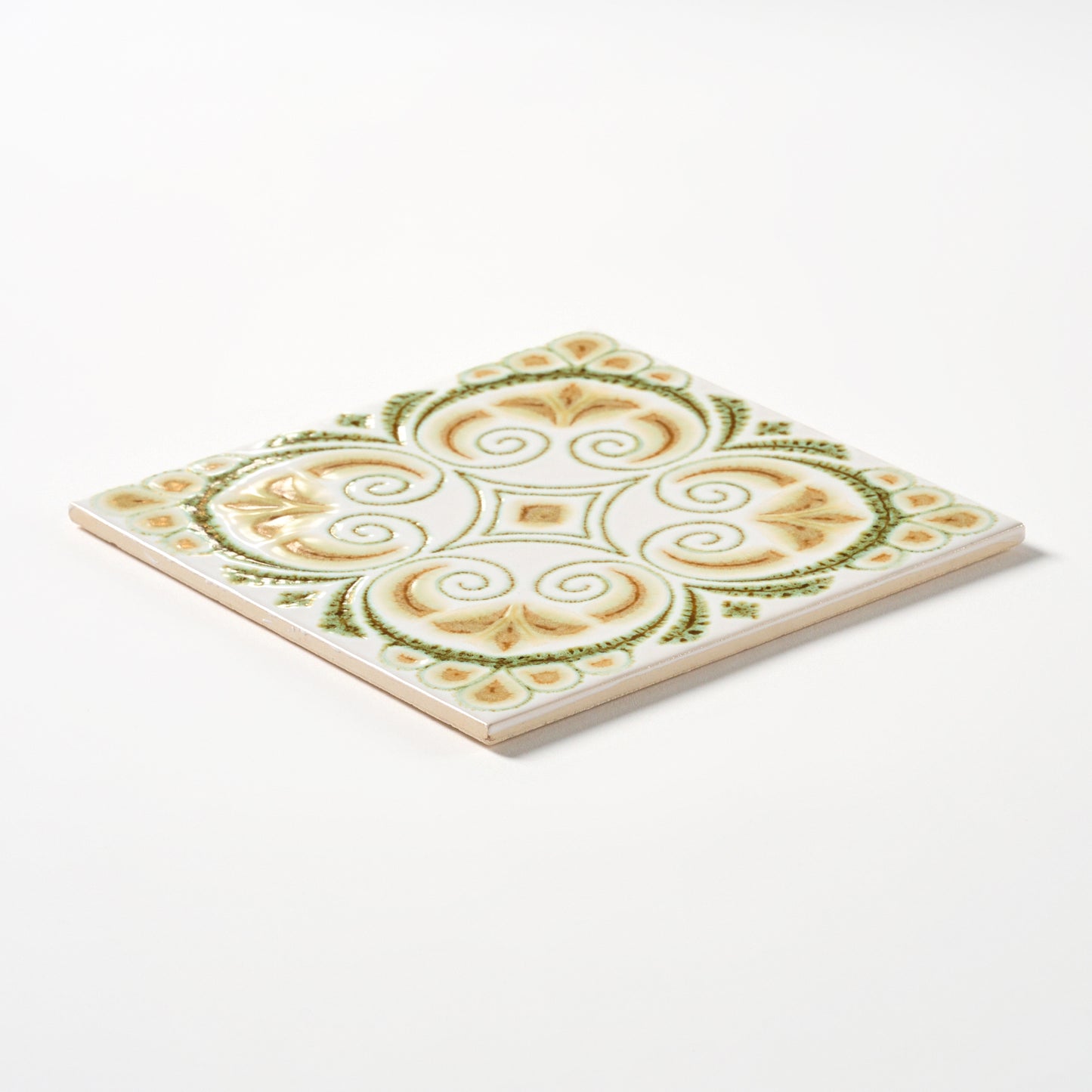 Vintage Laufen 1970s Golden Green Wall Tile, 55 Sq Ft Available - 27.5 Sq Ft Per Box