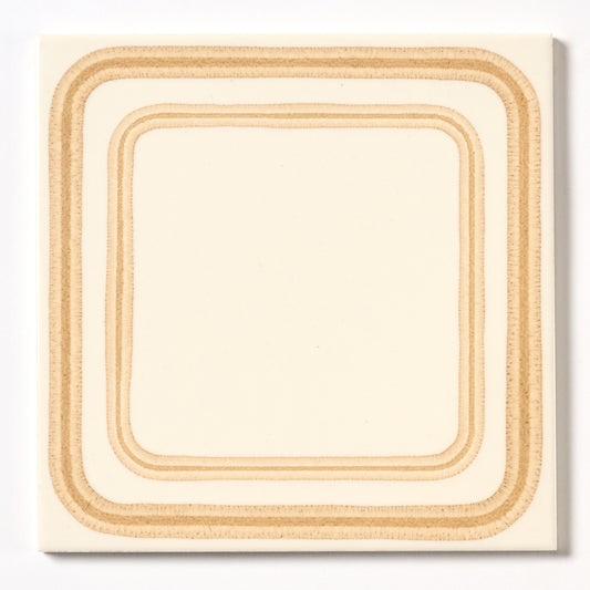 Vintage Cerabati 1980s Concentric Wall Tile, 435 Sq Ft Available - 15 Sq Ft Per Box