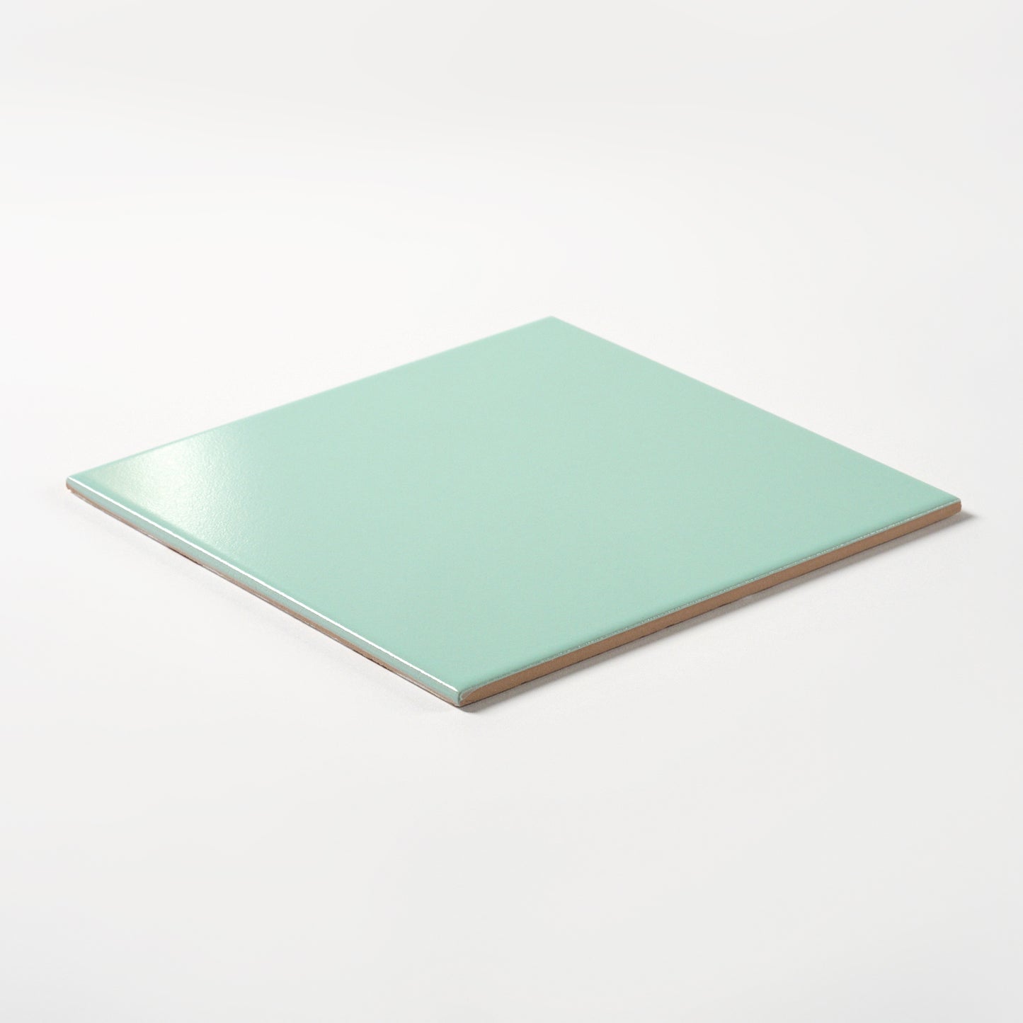 1980s Italian Mint Green Matte Floor Tile, 1,645 Sq Ft Available - 16.79 Sq Ft Per Box