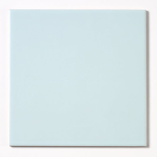 1980s Italian Light Blue Matte Floor Tile, 2,182 Sq Ft Available - 16.79 Sq Ft Per Box