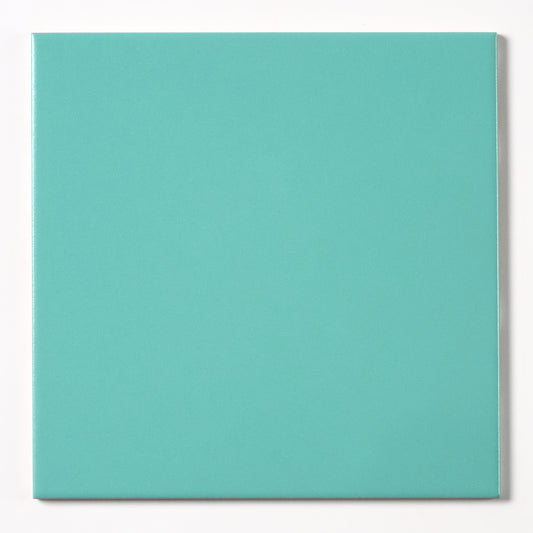 1980s Italian Turquoise Matte Floor Tile, 2,904 Sq Ft Available - 16.79 Sq Ft Per Box