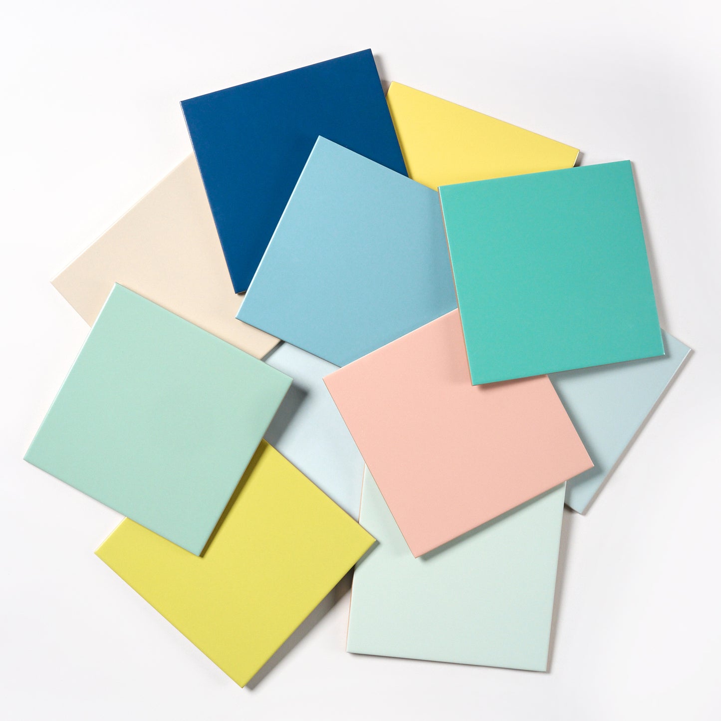 1980s Italian Sky Blue Matte Floor Tile, 1,091 Sq Ft Available - 16.79 Sq Ft Per Box