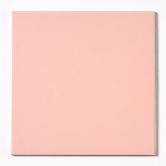 1980s Italian Pink Matte Floor Tile, 755 Sq Ft Available - 16.79 Sq Ft Per Box