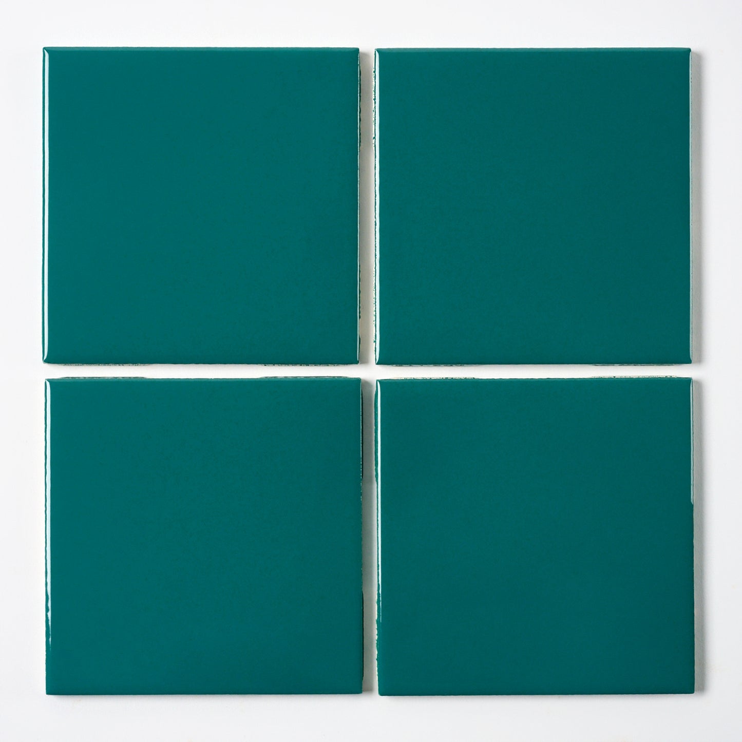 1990s United States Tile Co. True Teal Wall Tile, 330 Sq Ft Available - 15 Sq Ft Per Box