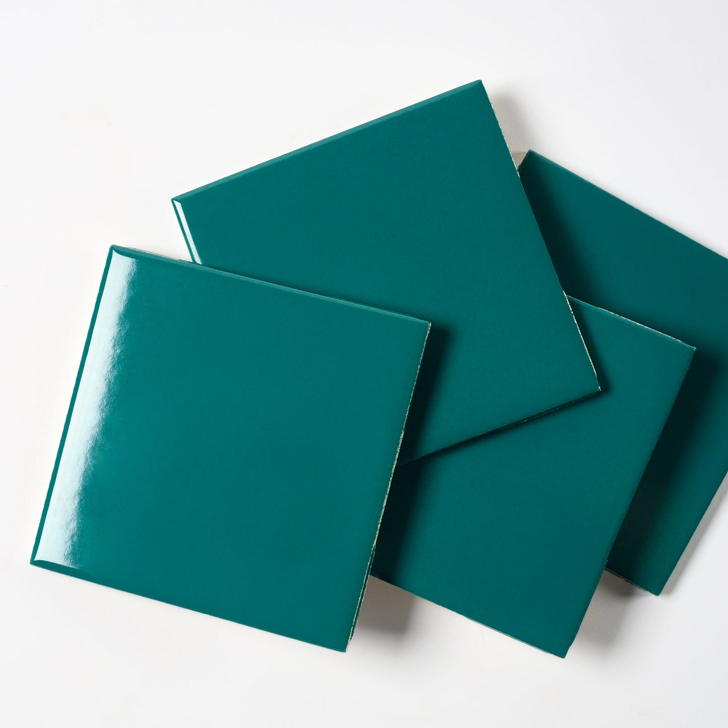 1990s United States Tile Co. True Teal Wall Tile, 330 Sq Ft Available - 15 Sq Ft Per Box