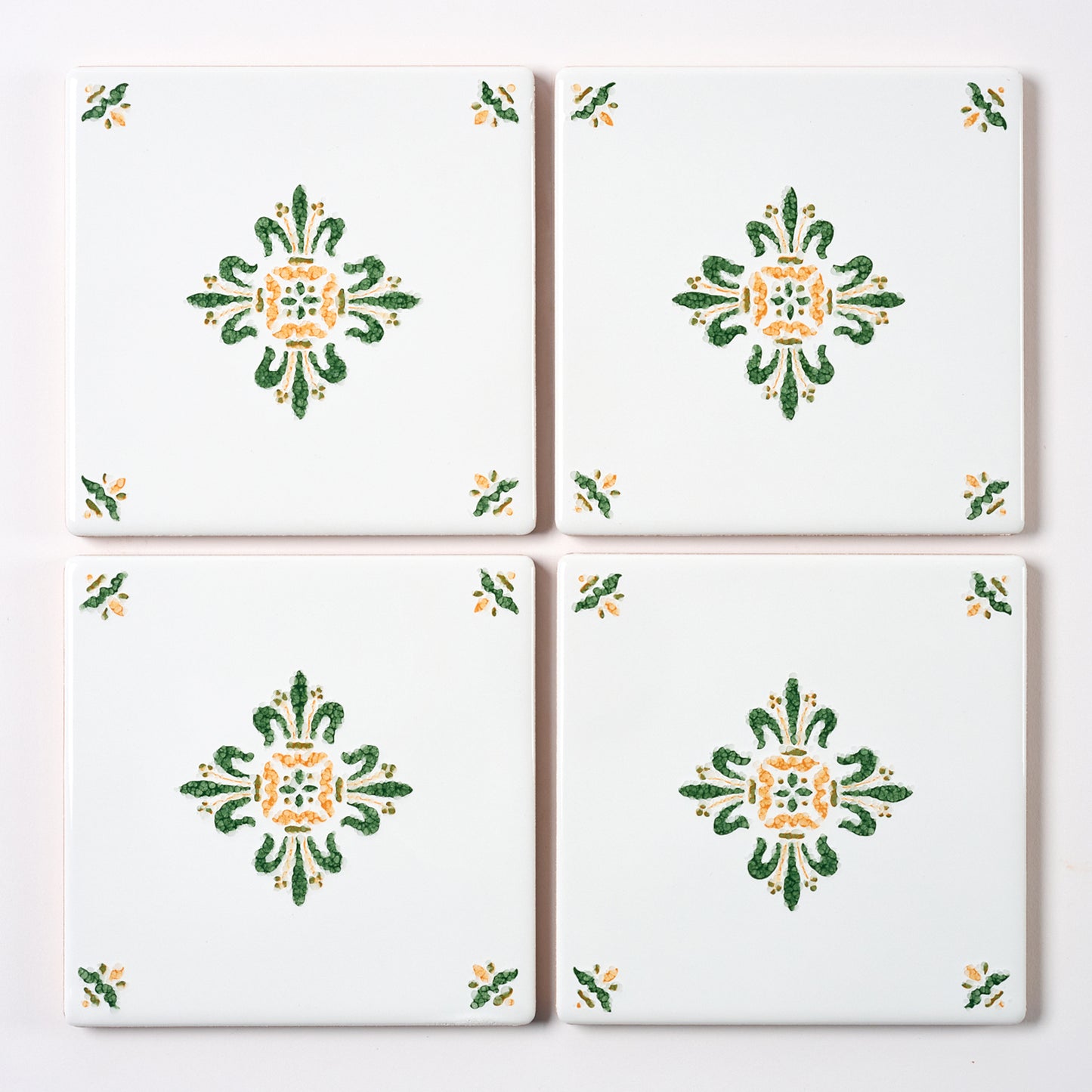 1980s Vintage Italian Green Wall Tile, 90 Sq Ft Available - 7.5 Sq Ft Per Box