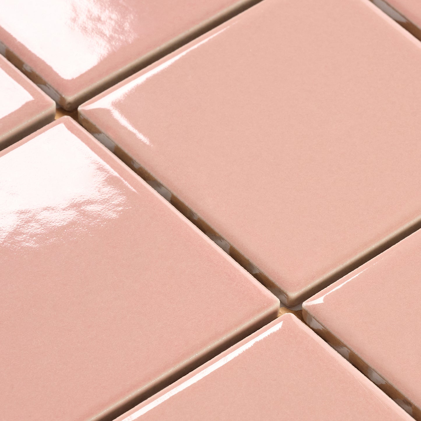 Vintage Pink Japanese 1980s Wall Tile, 242 Sq Ft Available - 22 Sq Ft Per Box