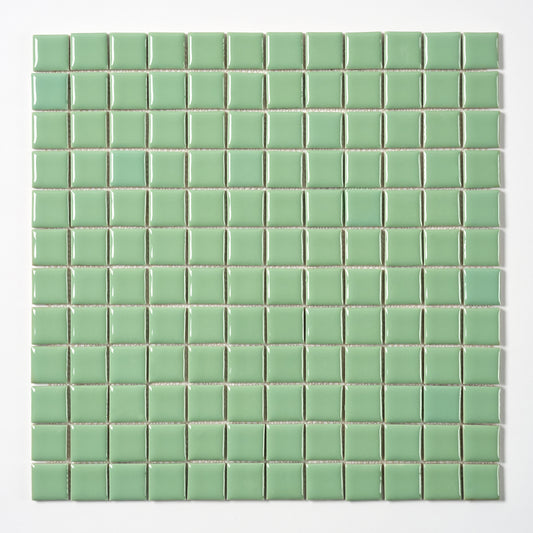 Vintage Jade Green Japanese 1960s Wall Tile, 58 Sq Ft Available - 14.5 Sq Ft Per Box