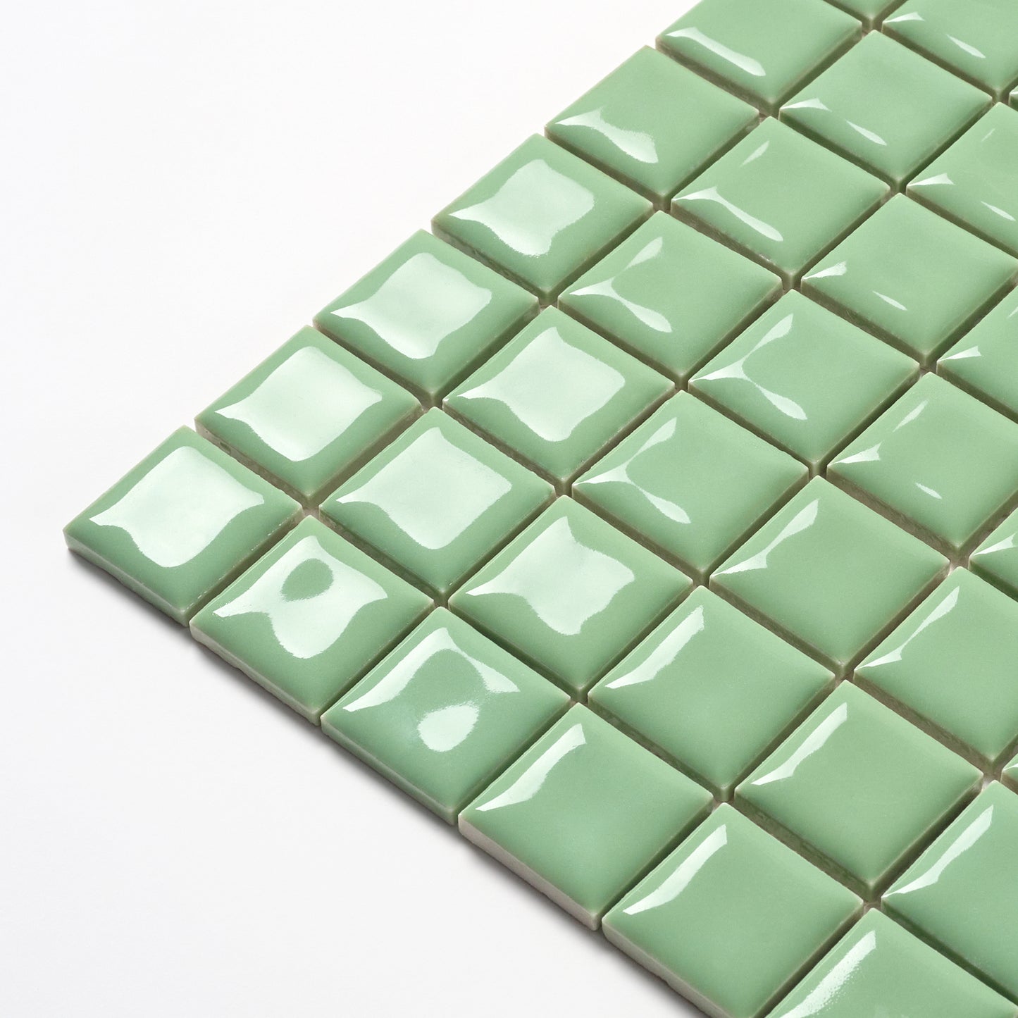 Vintage Jade Green Japanese 1960s Wall Tile, 58 Sq Ft Available - 14.5 Sq Ft Per Box