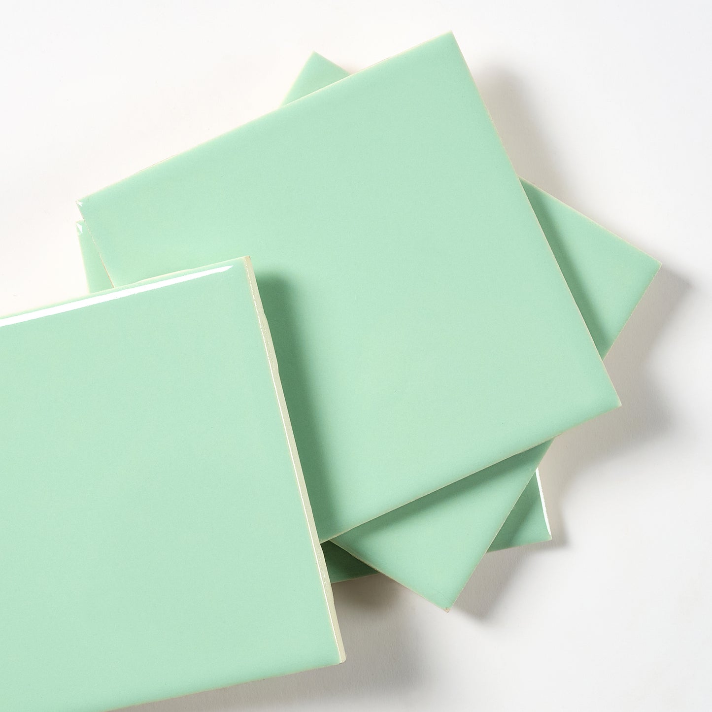 1960s Wenczel Mint Green Wall Tile, 10 Sq Ft Available