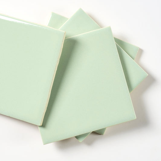 1960s Robertson Apple Green Wall Tile, 5 Sq Ft Available