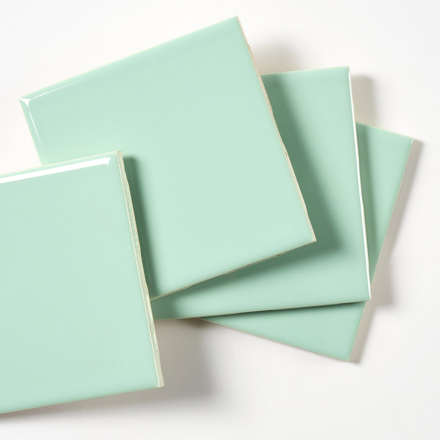 1960s FLORIDA TILE Seafoam Green Wall Tile, 5 Sq Ft Available