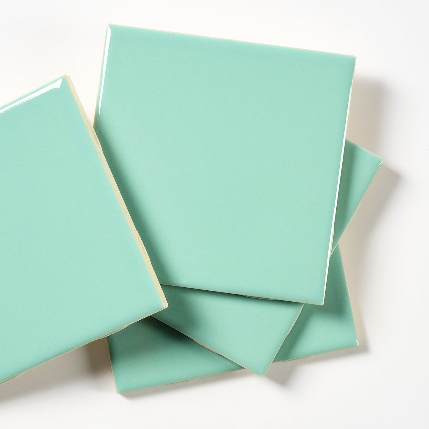 1960s Mid State Green Wall Tile, 13 Sq Ft Available