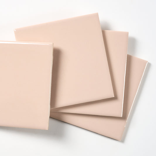 1960s Wenczel Fawn Beige Wall Tile, 5.5 Sq Ft Available