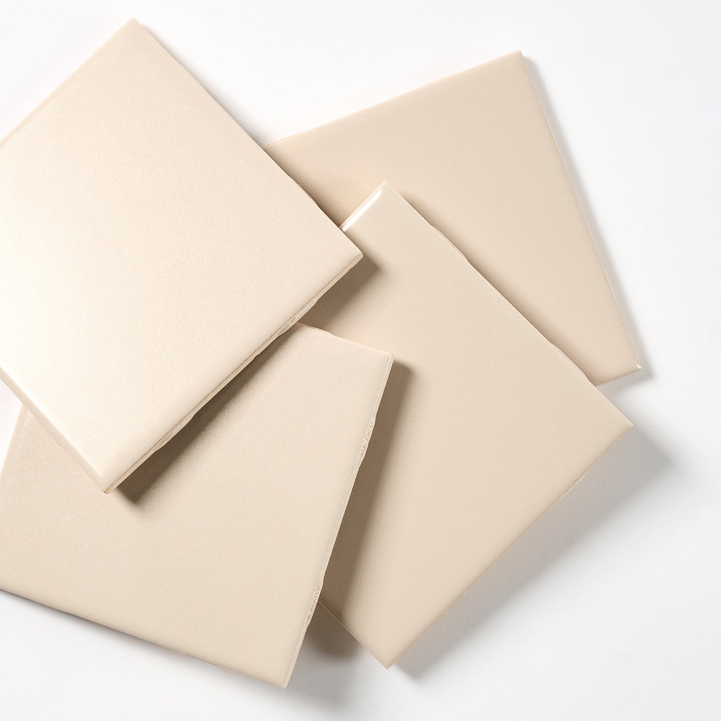 1960s Mid State Matte Beige Wall Tile, 4 Sq Ft Available