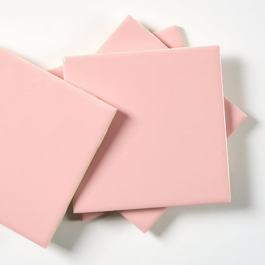 1960s Wenczel Pink Wall Tile, 6 Sq Ft Available