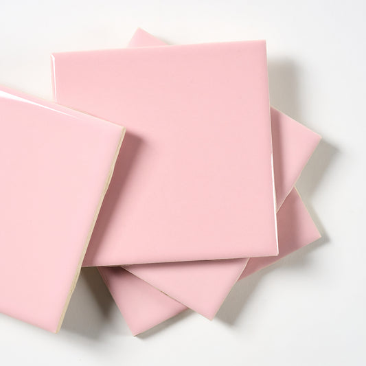 1960s Mid State Pink Wall Tile, 4.5 Sq Ft Available