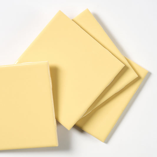 1960s Mid State Autumn Yellow Wall Tile, 12 Sq Ft Available