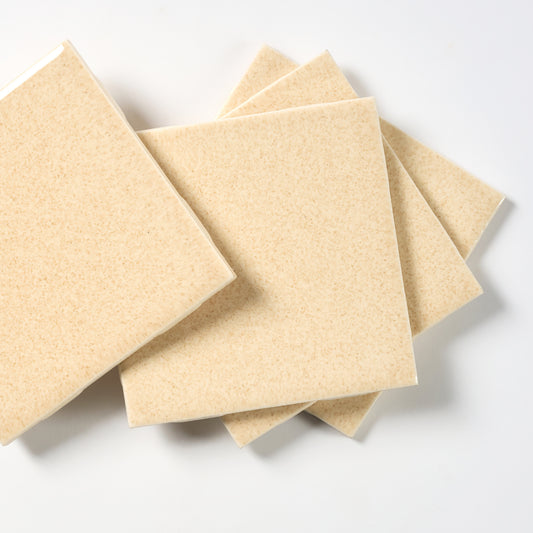 1960s Camtile Speckled Tan Wall Tile, 11 Sq Ft Available