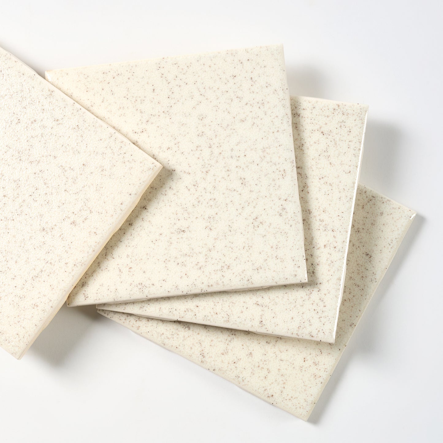 1960s Suntile Suntex Shell White Wall Tile, 13 Sq Ft Available