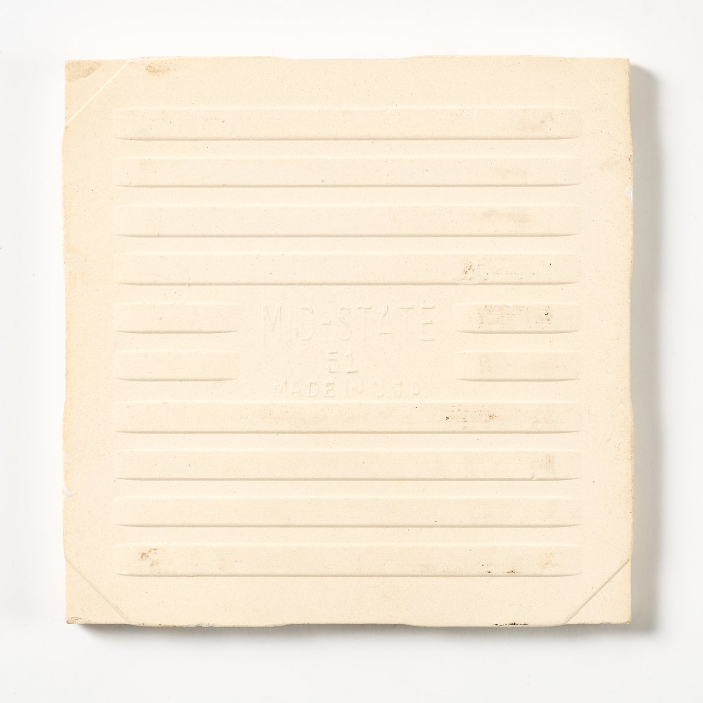 1960s Mid State Snow White Wall Tile, 4 Sq Ft Available