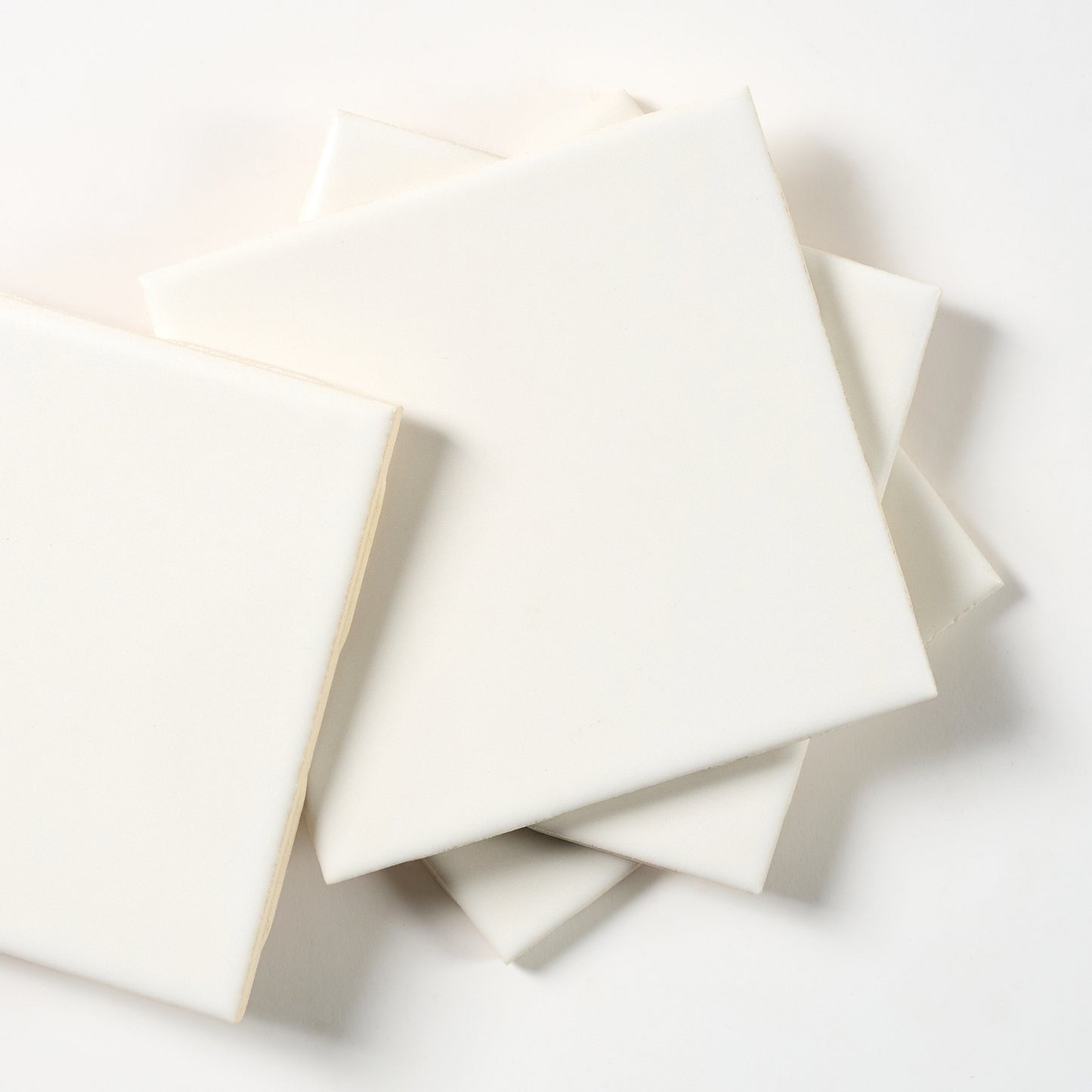 1960s Mid State Matte White Frost Wall Tile, 32 Sq Ft Available - 8 Sq Ft Per Box