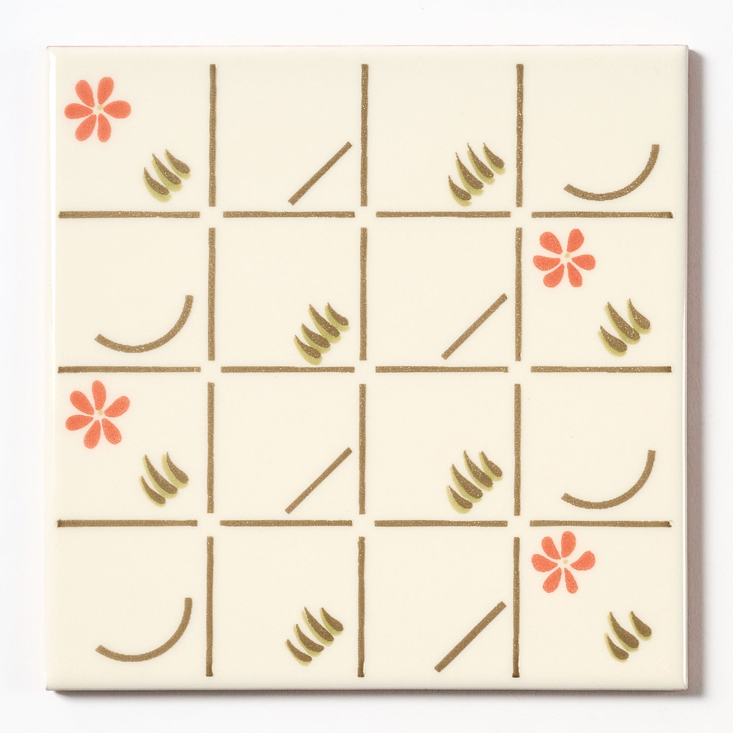 1970s Vintage Italian Neo Art Deco Wall Tile, 324 Sq Ft Available - 18 Sq Ft Per Box