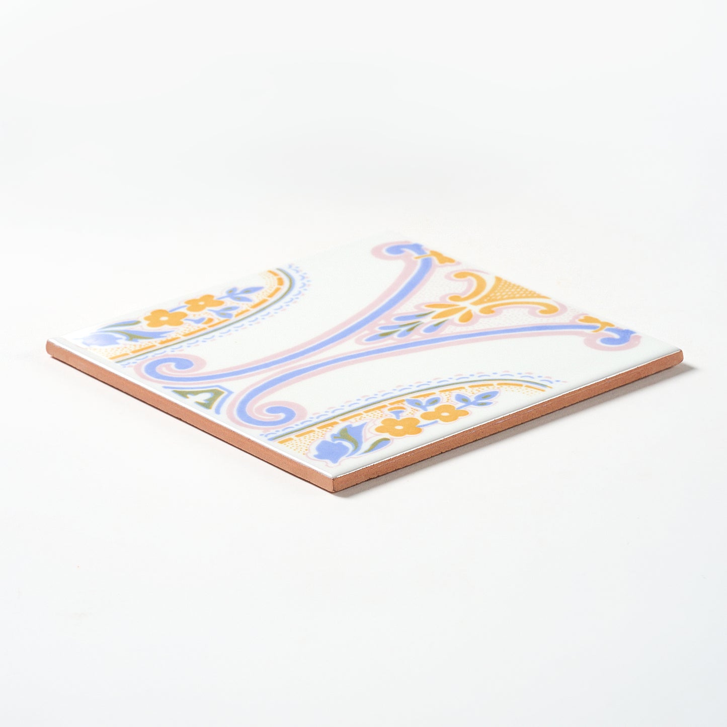 1970s Vintage Italian Rococo Revival Wall Tile, 324 Sq Ft Available - 18 Sq Ft Per Box