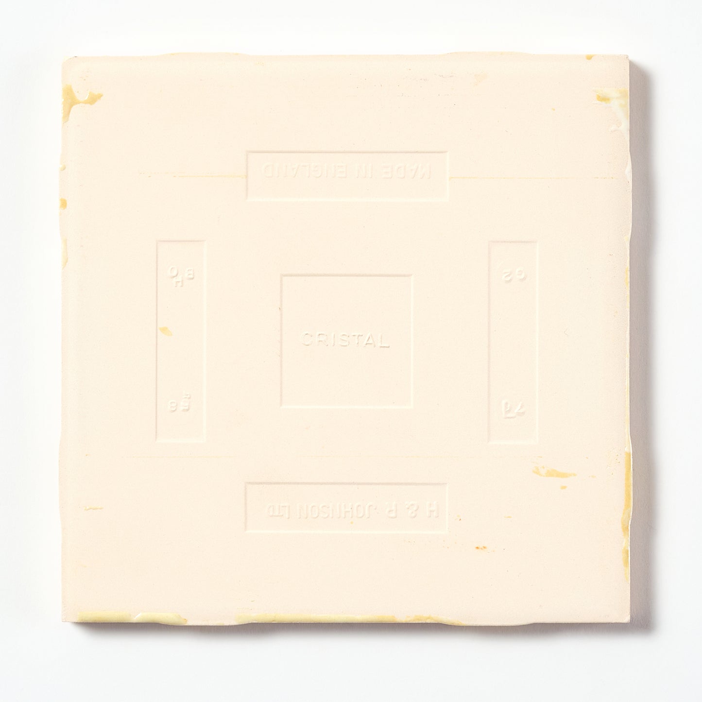 1960s H&R Johnson Cristal Series Gold Wall Tile