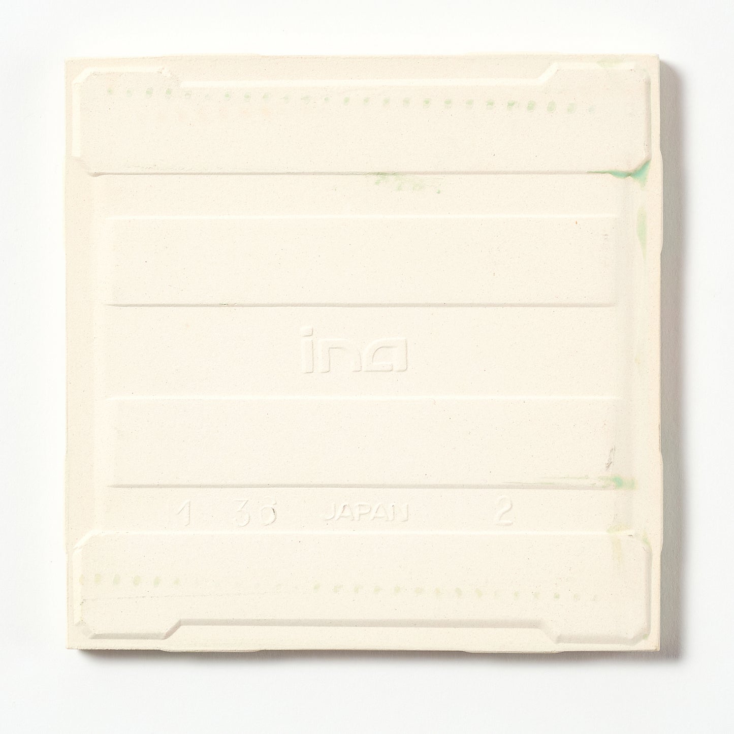 1970s INA Light Green Wall Tile