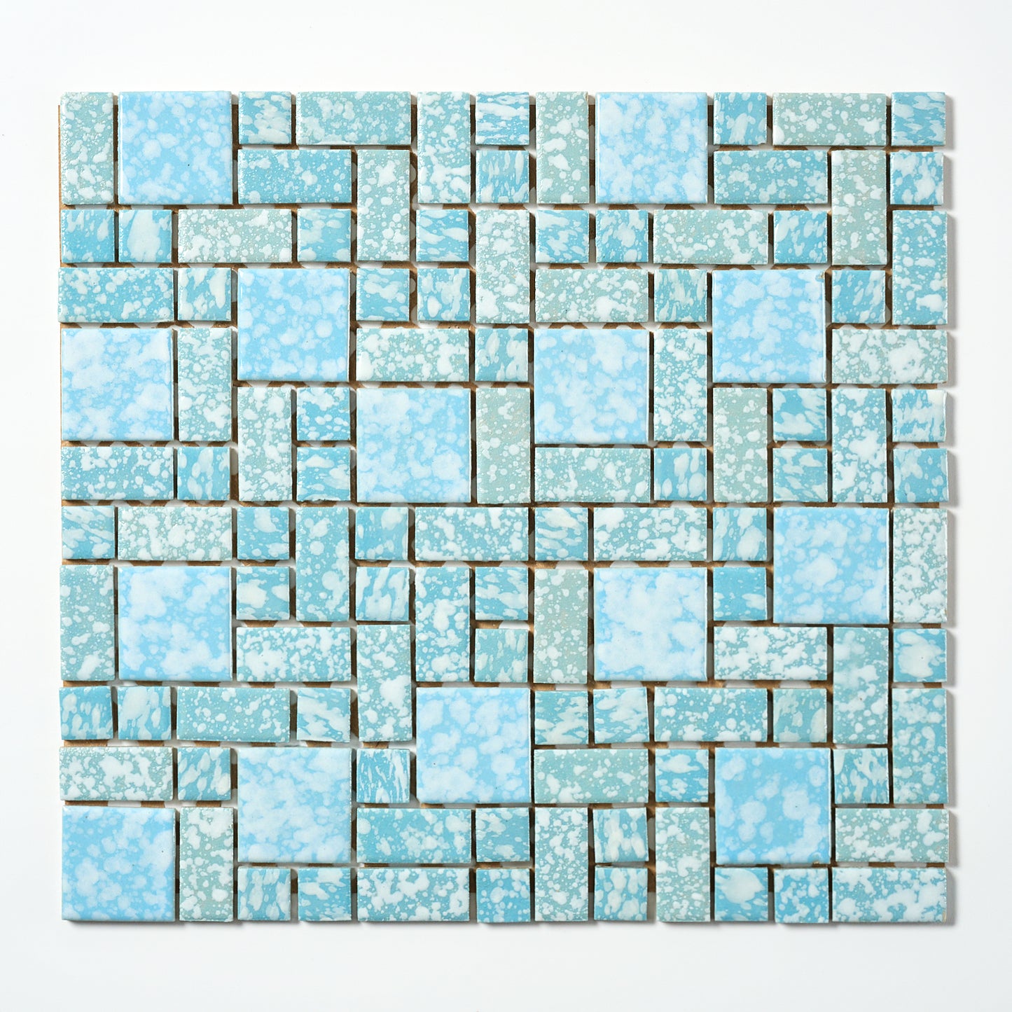 Vintage Blue Random Japanese 1960s Wall Tile