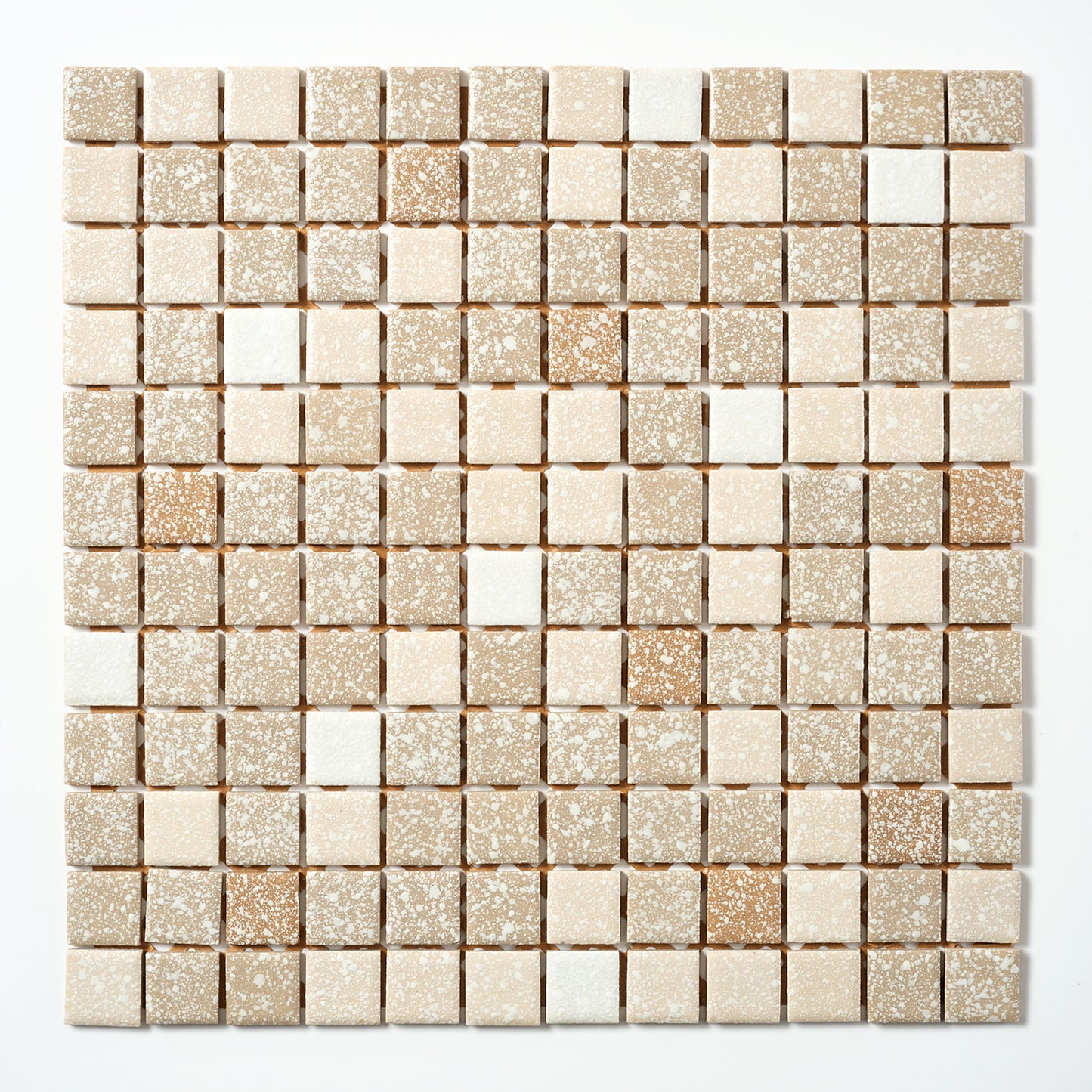 Vintage Light Brown 1" Japanese 1960s Wall Tile