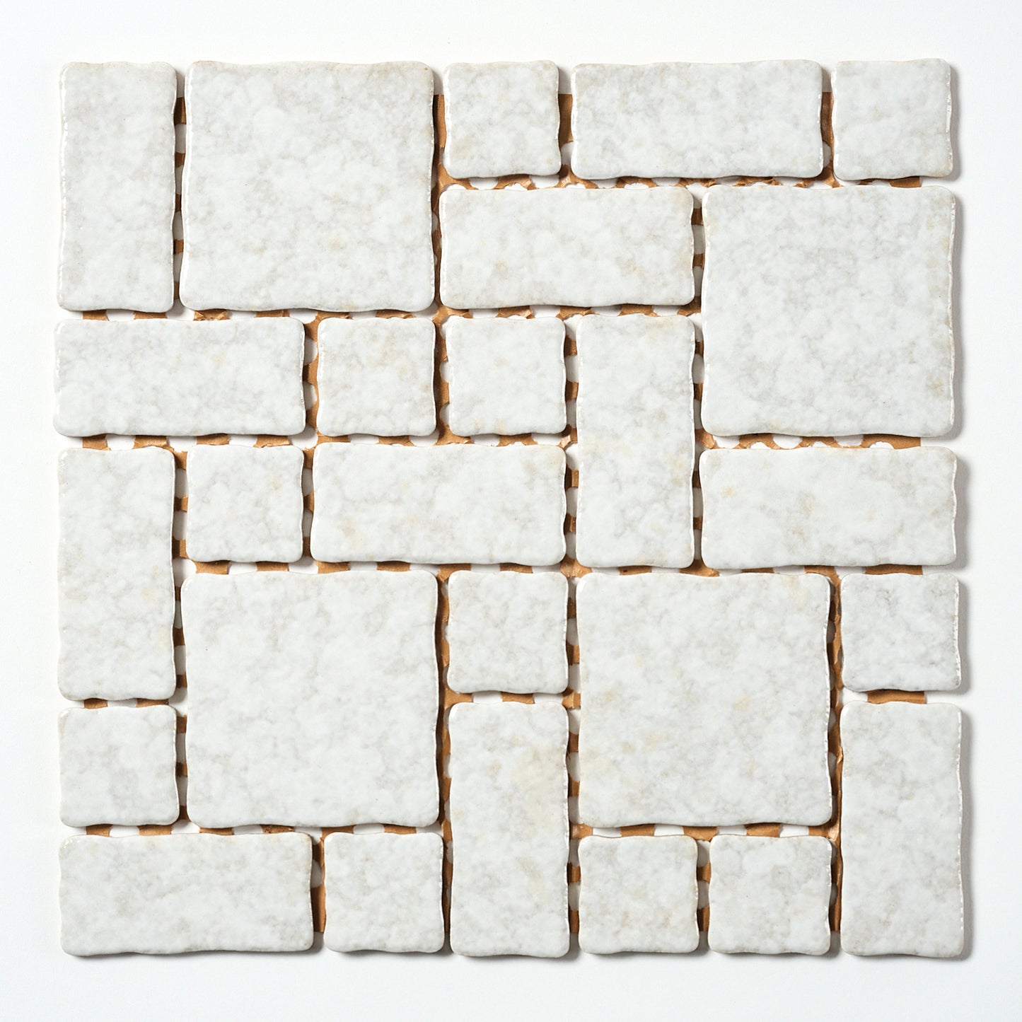 Vintage White Japanese 1960s Wall Tile, 13 Sq Ft Available